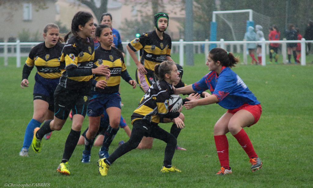 Deuxième journée M15 féminines interdépartementale le 5 novembre au Stade du Rey à Castres, dans le Tarn.