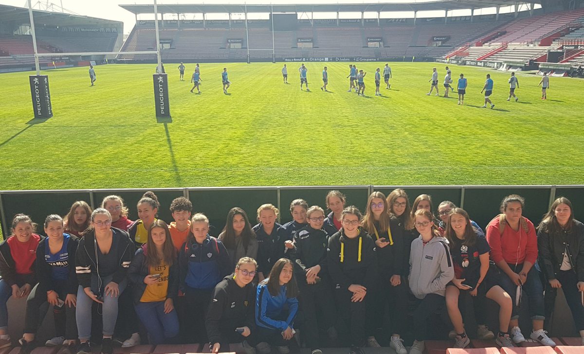 Les M15 filles du Tarn au stade Ernest-Wallon.