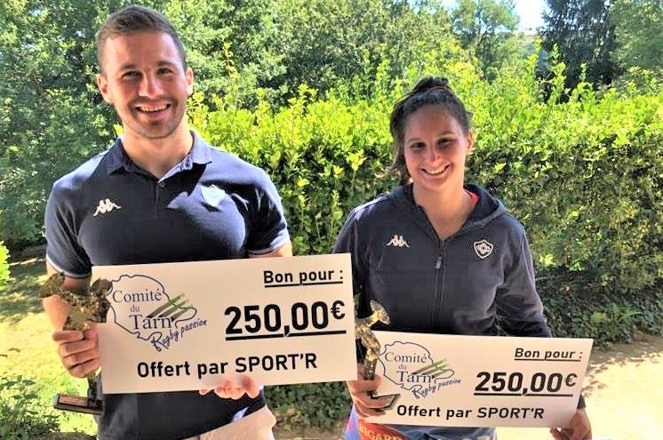 Jérémy Fernandez et Camille Sordet meilleurs jeunes 2020