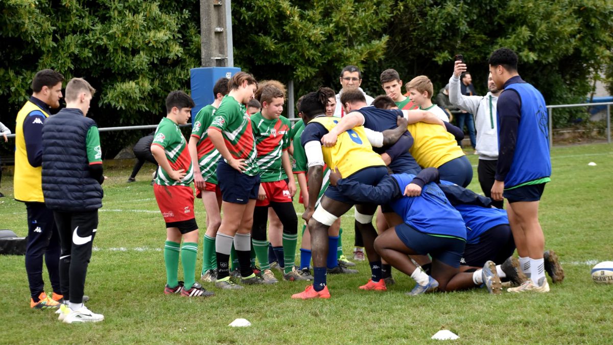 Les Pros du Castres Olympique se sont entraînés à Saint Juéry