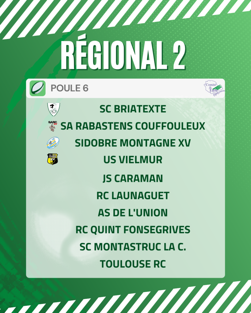 régional 2 - poule 6