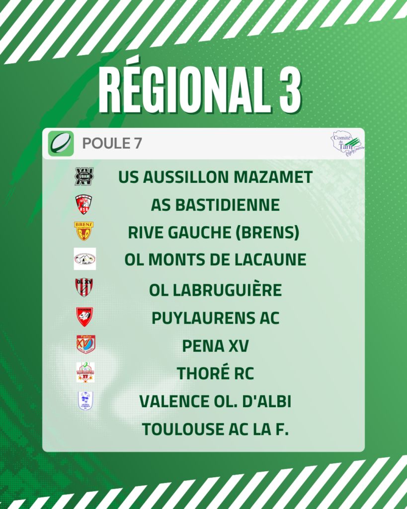 régional 3 - poule 7