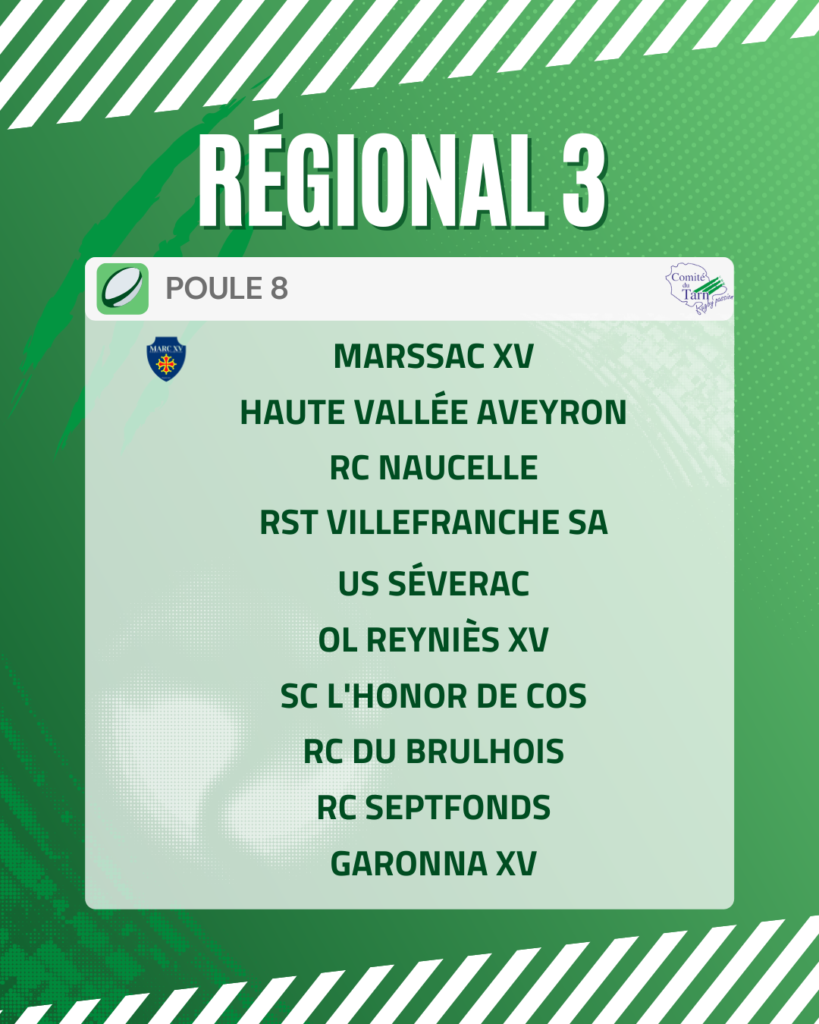 régional 3 - poule 8