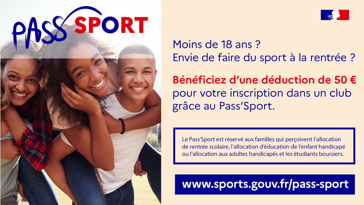Pass’Sport, faites entrer le sport dans votre vie !