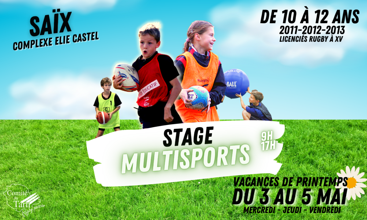 Stage multisports pendant les vacances de printemps