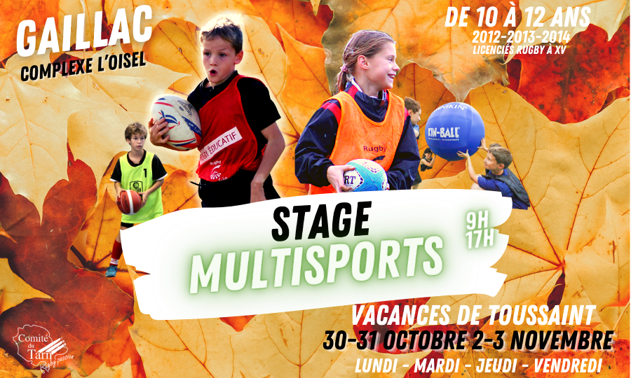 Stage automne 2023 Comité de Rugby du Tarn