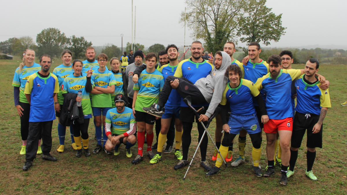 Rugby à 5 : Jouons sous la pluie !