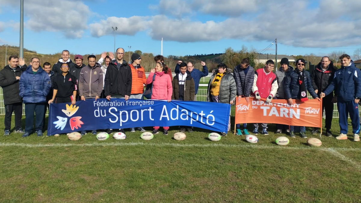 Une belle matinée de rugby adapté avec le CD81